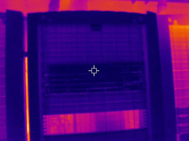 Infrared Thermography Server Rack