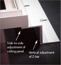 Angled Z-bar